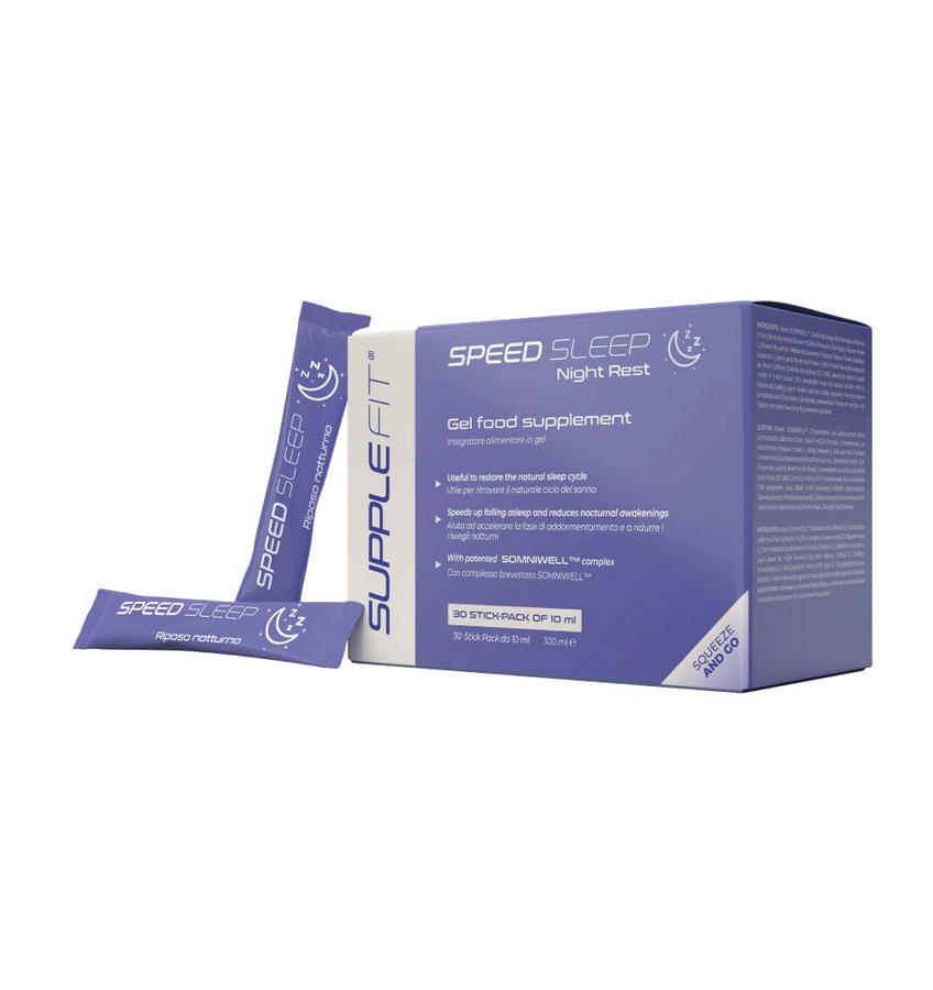 INTB028 Speedsleep Complément alimentaire en gel à base de mélatonine 30 sachets